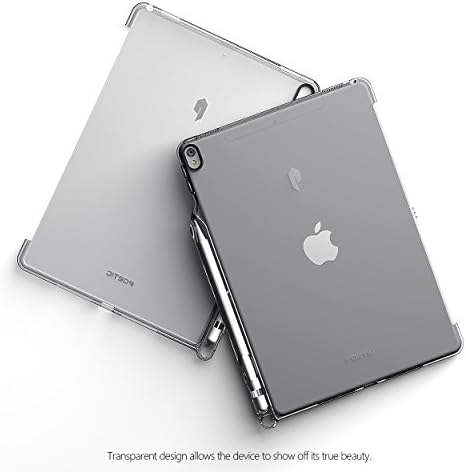 Költői iPad 3 Esetben (10.5 Inch, 2019), iPad Pro 10.5 Esetben, Rugalmas, Puha, Átlátszó TPU Tiszta hátlapot tolltartó, Kompatibilis