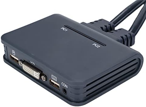 Acogedor KVM Kapcsoló HDMI 2 Port Mezőbe, 2x1 HDMI USB KVM Switch 4Kx2K/30Hz, 2 Számítógép megosztja Billentyűzet, Egér, Nyomtató