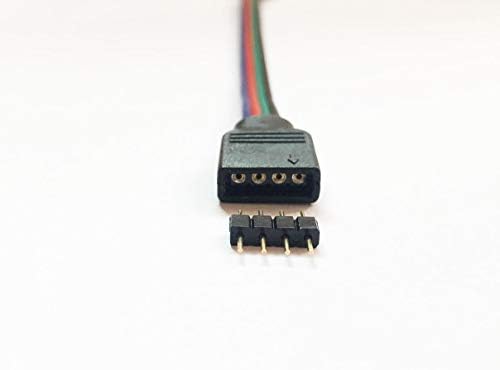 TronicsPros LED Csatlakozó 4 Pin LED Szalag Csatlakozó RGB LED Szalag Csatlakozó LED Vezérlő Csatlakozó Kábel LED Kötél Ugró-4 tűs
