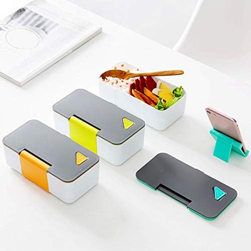 muxiLH szivárgásmentes Telefon Konzol Mikrohullámú sütő Fűtött Ebéd, Élelmiszer Tárolására Bento Box Konténer - Kék