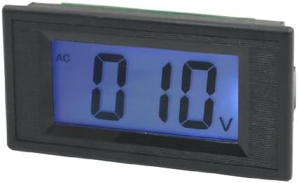 SMAKN Digitális Voltmérő Nyelvet AC 80-500V 110V/220V Kék LCD Váltakozó Feszültség Volt Panel Méter