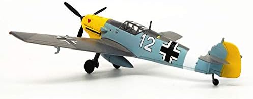 T-Játék Skála 1/72 Repülőgép Modell, Katonai német légierő BF-109 Harcos Modell, Gyermek Játékok, Ajándékok, 5.4 Inch X4.8Inch
