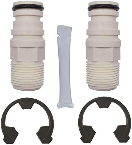 7280203 - Vízlágyító Telepítés Adapter Kit (2) klipek, (2) o-gyűrűk, szilikon o gyűrű kenőanyag