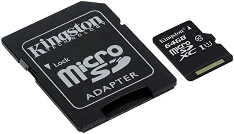 Kingston 64GB SDXC Micro Vászon Válassza ki a memóriakártyát, majd az Adapter Működik a Samsung Galaxy A50, A40, a30-as mobiltelefon