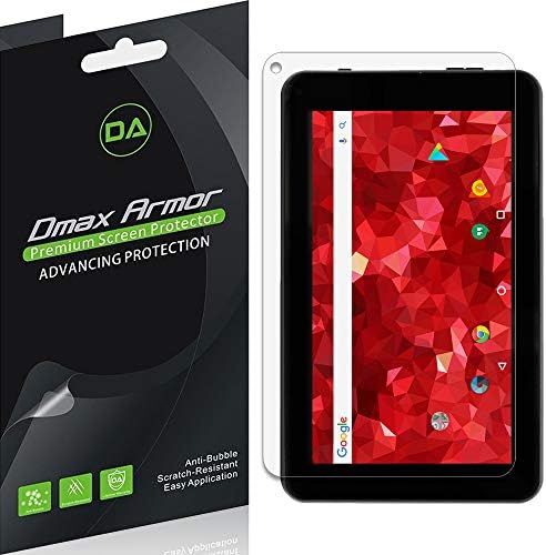 (3 Csomag) Dmax Páncél Craig 7 hüvelykes Tablet (CMP826) képernyővédő fólia, Nagy Felbontású Clear Pajzs