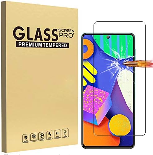 [1 Csomag] APLLEN képernyővédő fólia Samsung Galaxy F62 Edzett Üveg Film Nagy Felbontású Anti-Semmiből mobiltelefon Védőfólia