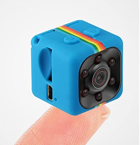 HGVVNM Mini Kamera, 1080P HD-Érzékelőt éjjellátó Kamera Mozgás DVR Micro Kamera Sport DV Video Kis Kamera (Szín : Kék, Méret : 32g)