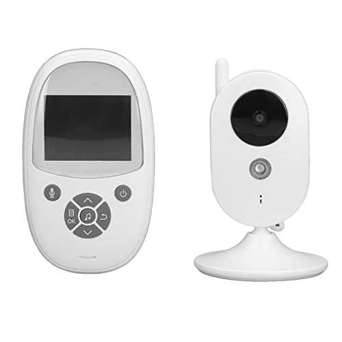 LiebeWH 2.4 Inch Videó Baba Monitor kétirányú Intercom Infravörös Biztonsági Kamera éjjellátó LED Indikátor Monitoring Eszköz 100‑240V(US