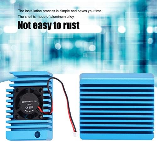 Mini Hő Fin,Alumínium hűtőborda Mini Hűtő Ventilátor Hő Fin Hűvösebb NanoPi R2S
