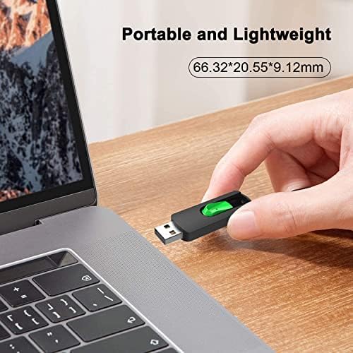 Aiibe 2 gb-os pendrive-20 Csomag 2 gb-os pendrive pendrive USB 2.0 pendrive Behúzható Dia pendrive-ot az USB Meghajtó Ömlesztett (20