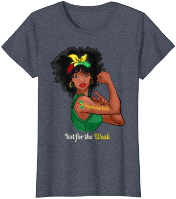 Női Guyanese Lány Nem Az A Gyenge, T-Shirt
